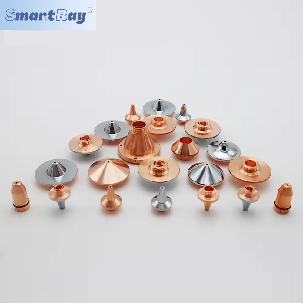 Laser Nozzle Diameter 28mm H15 Single Double Layer Chrome Plated Caliber 0.8-5.0 OEM Precitec for CNC Fiber Laser Cutting Heads