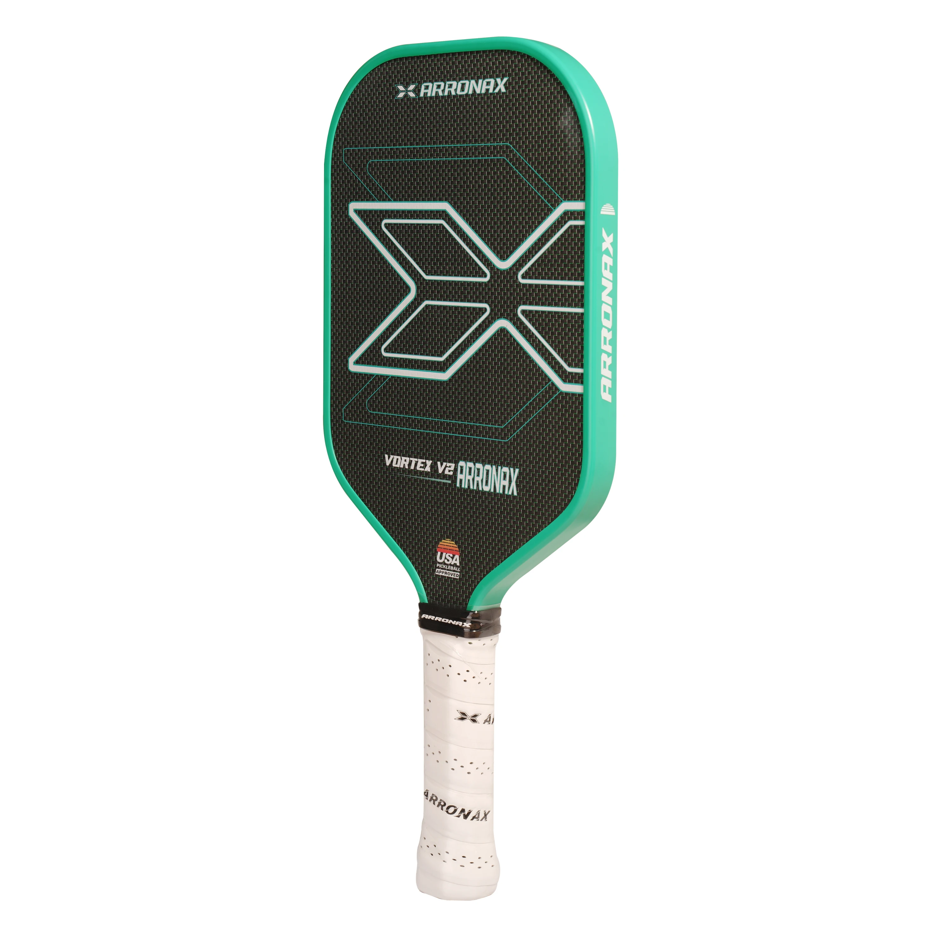 ピックルボール パドル ARRONAX チタン カーボン USAPA 承認 赤 ARRONAX USAPAチタンピクルスボールパドル炭素繊維グリップ付き
