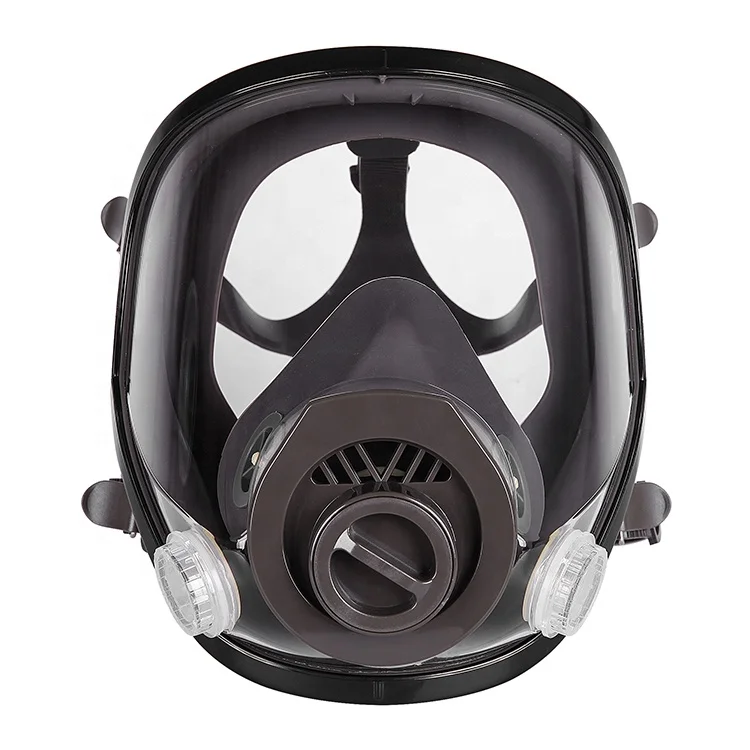 
protective equipment black gas mask chemical respirators for painting 