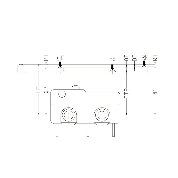 High Quality Simulated Roller Lever T85 5e4 5a 250vac Micro Switch