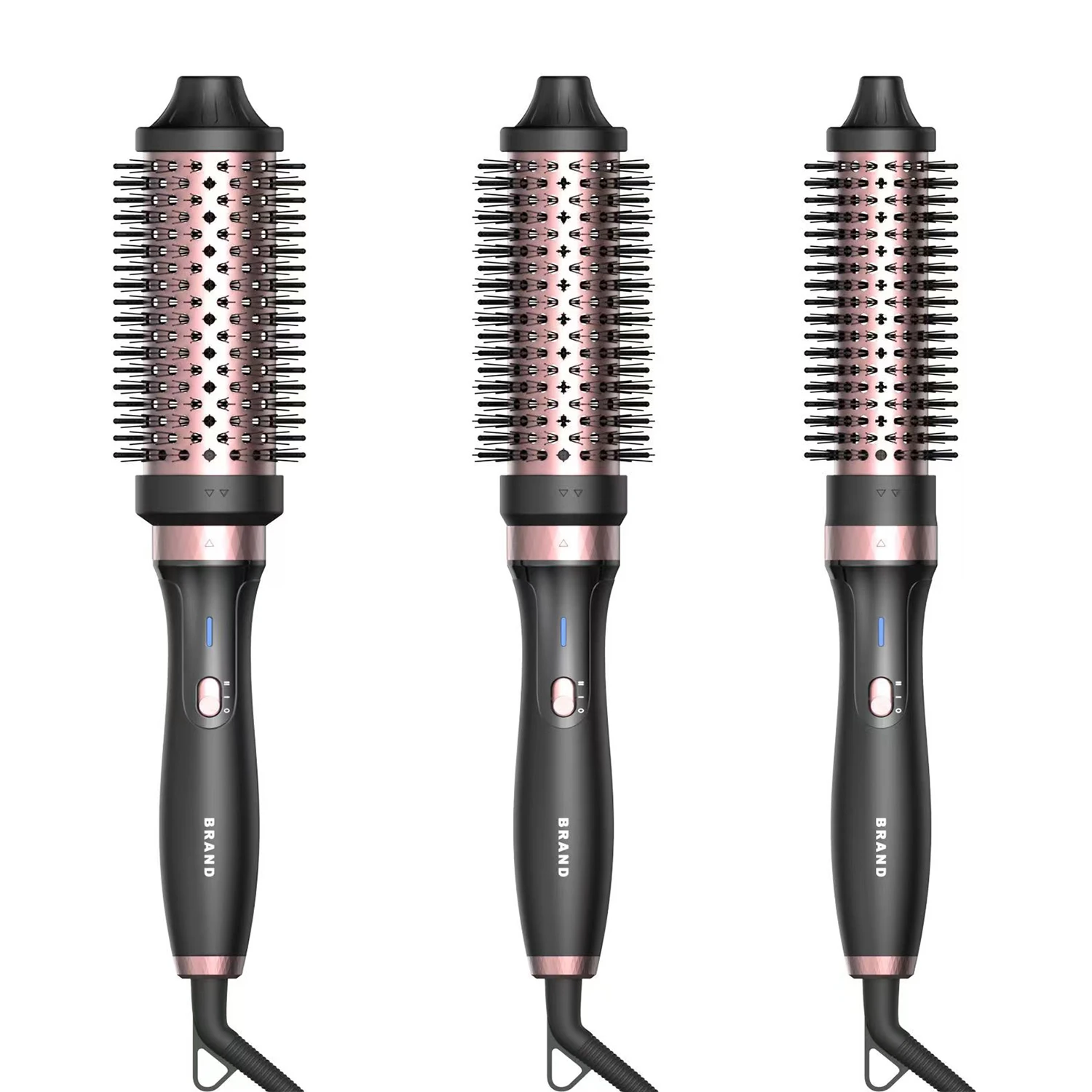 Hair Brush Private Label Flat Iron Hot Air Pick Electric Comb One Step Hair Dryer Fast Hair Straightener Brush Hot Air Brush