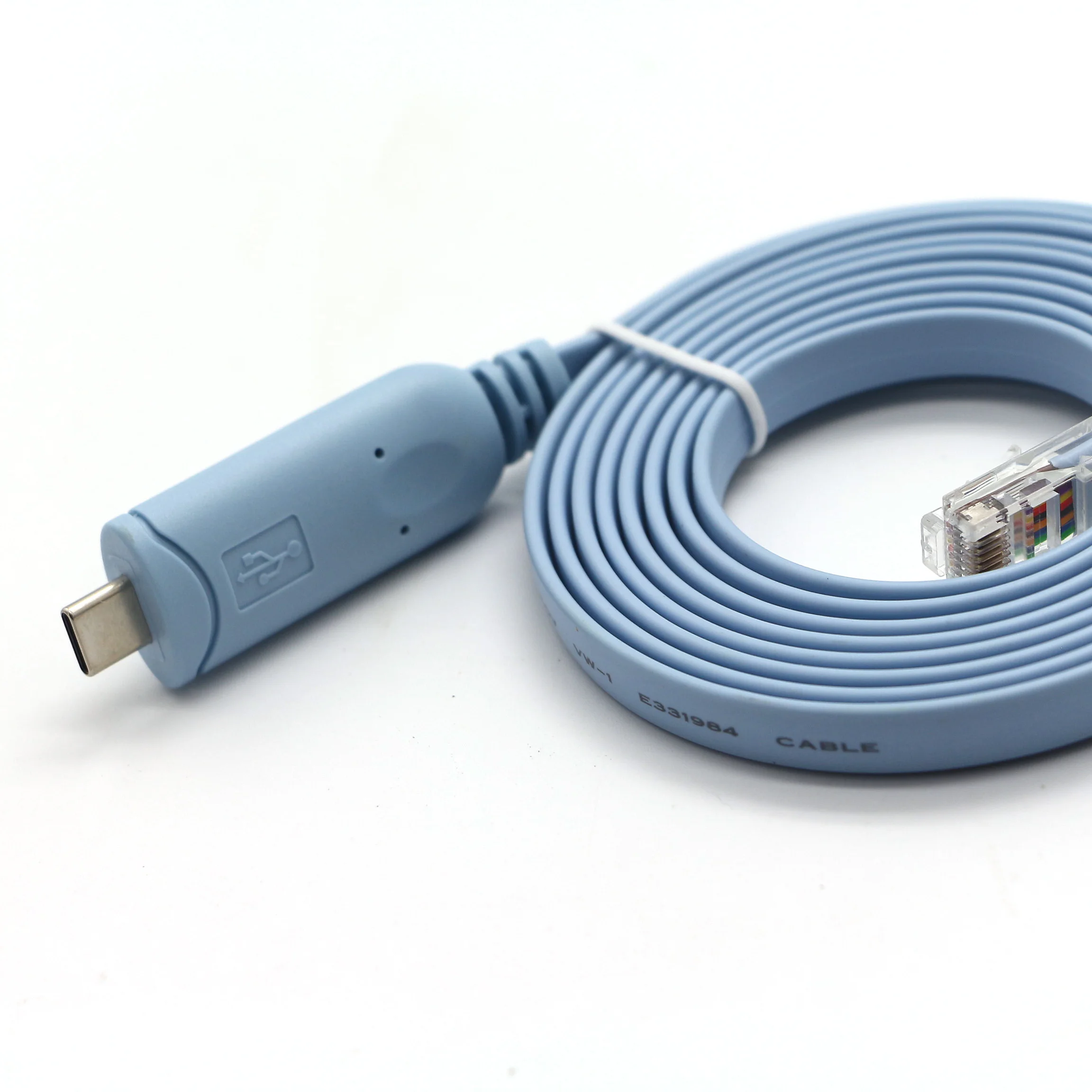 FTDI FT232RL USB RS232 Serial Adapter Cable RJ45 Rollover Console for ...