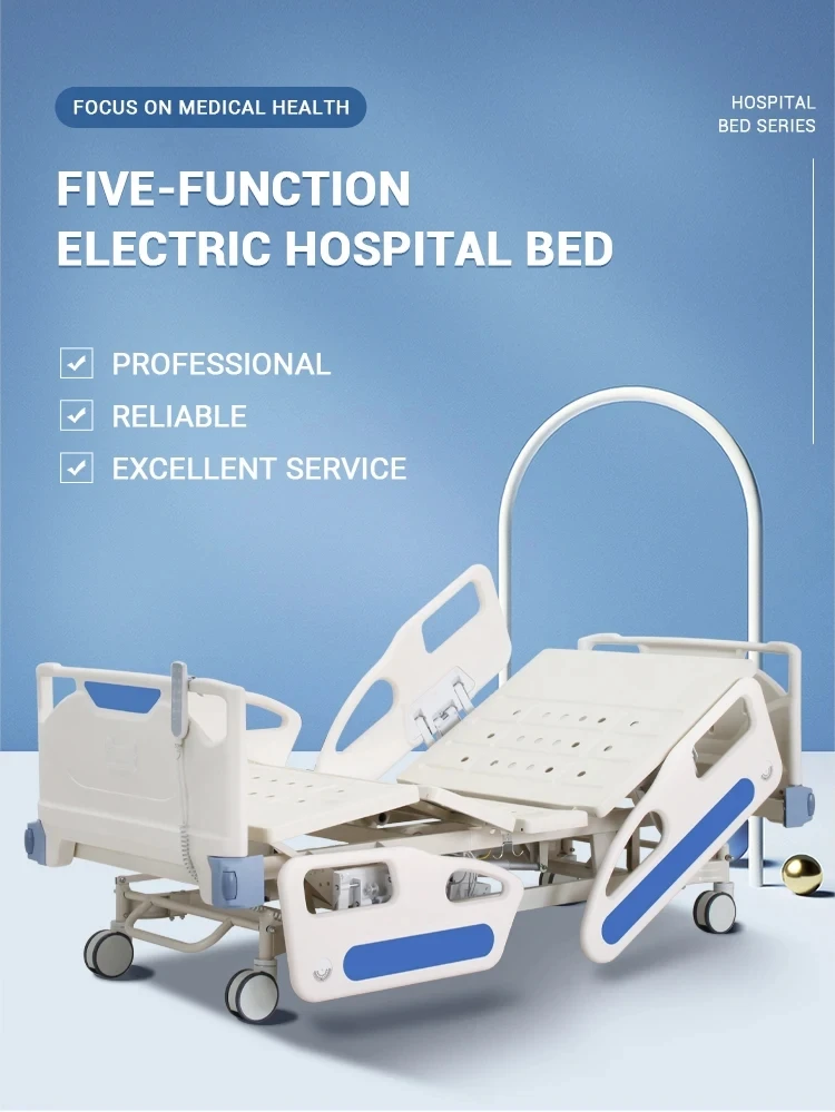 Fivefunction Electric Icu Hospital Bed Cheap Multifunction Medical