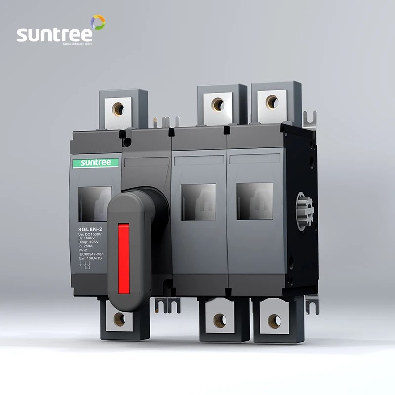 Manual Operation Over Medium Voltage Dc Isolation  Load Disconnector Switch DC 1000V 1500V
