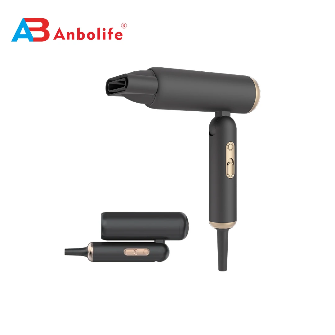 Professional Foldable Hair Dryer with BLDC Motor and Ionic Technology for Salon and Home Use