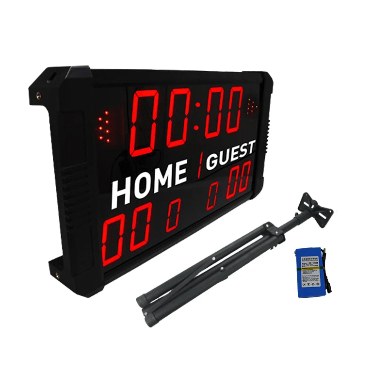 Basketball Scoreboard Electronic 24s Countdown Ball Game Remote Control Indoor Scoreboard