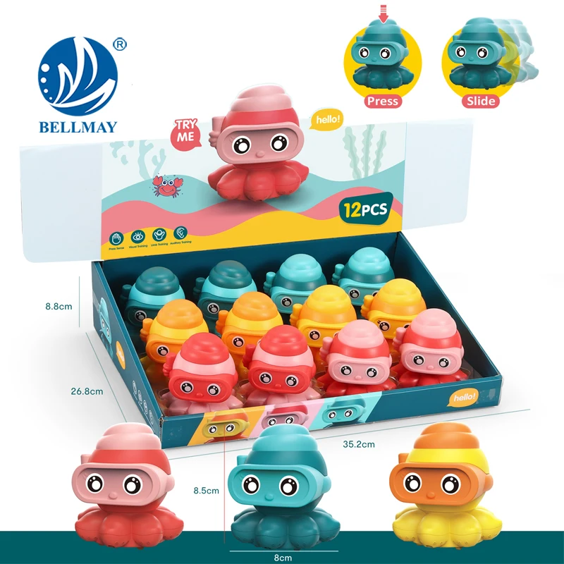 
 Игрушка Bemay с прессом и раздвижными милыми животными, детская мультяшная игрушка для бега  