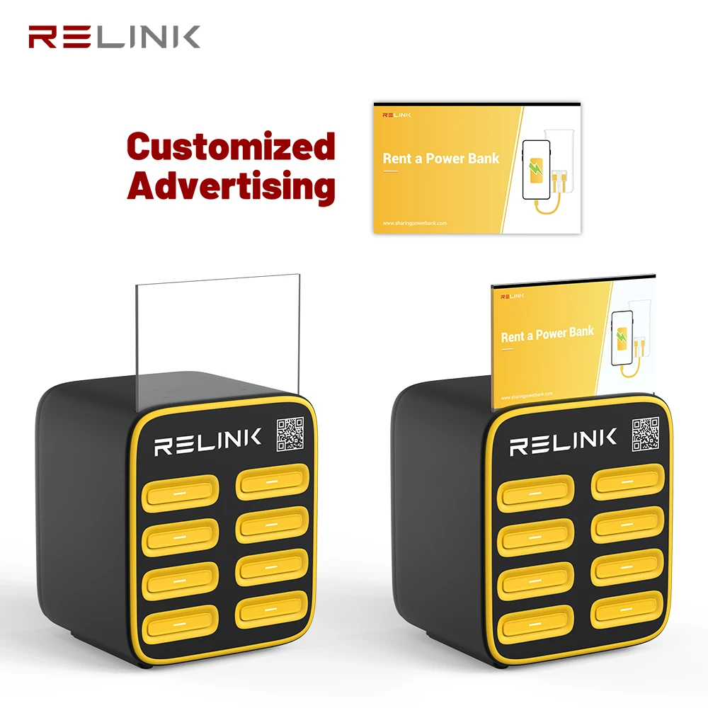 8 Ports Customize Charger Box Shared Power Bank Station Rental Mobile Charging Station