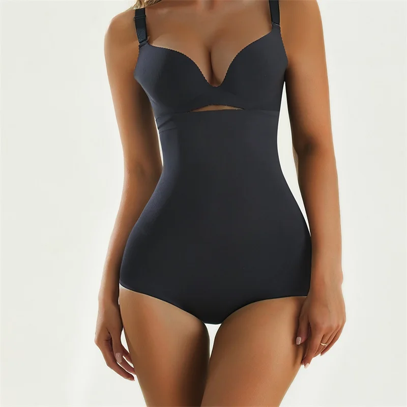 Shapewear Women'S Postpartum Belly Tummy Wrap Padded Buttocks Pant Plus Size Body Shaper