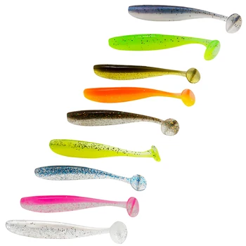 CHEERY T-tail Floating Waterway Soft Plastic Lures Wooden Fish Freshwater Fish Type Soft BAITS Sea Bass Lure Fishing Bait – Soft Lure – view 4