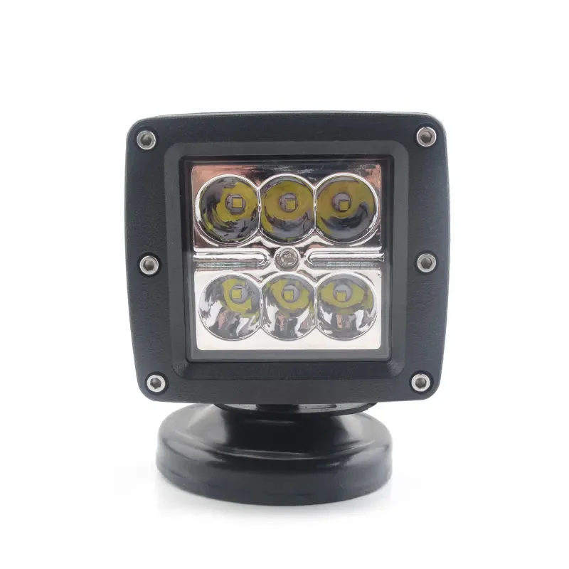 Rechilux Vehicle Led Work Lights 12v 24v 6 Lights Off Road 4 Inch 18w
