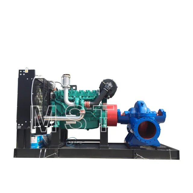 1000m3/H Large Capacity High Efficiency Single Stage Double Suction Split Pump Electric Horizontal Double-Suction Water Pump