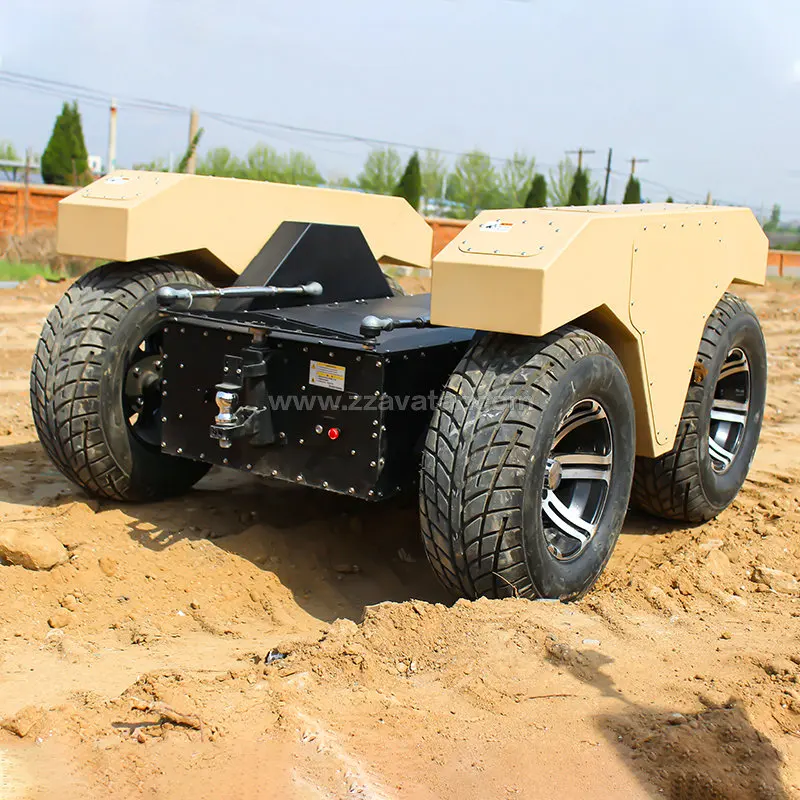 UGV Robot Chassis Armored Wheeled Electric Car All Terrain Chassis