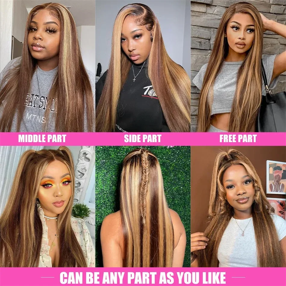 Highlight stijlvolle lace front pruik menselijk haar voorgeplukt_voghion.com