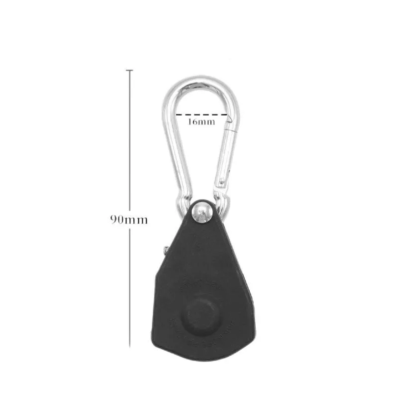 Outdoor Camping Rope Adjustable Hanger Pulley Reflector Rope Ratchet Tie Down With Carabiner