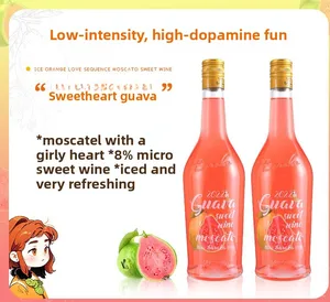 B2B Guava Liqueur Supplier | 700mL 8% Alcohol Content Fruit Liqueur for Cross-Border Business