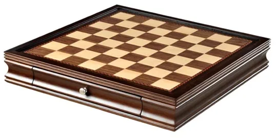 Luxury Peruvian Walnut Wooden Chess Game Set  With 32 Chessmen Pieces DGT Chess Board