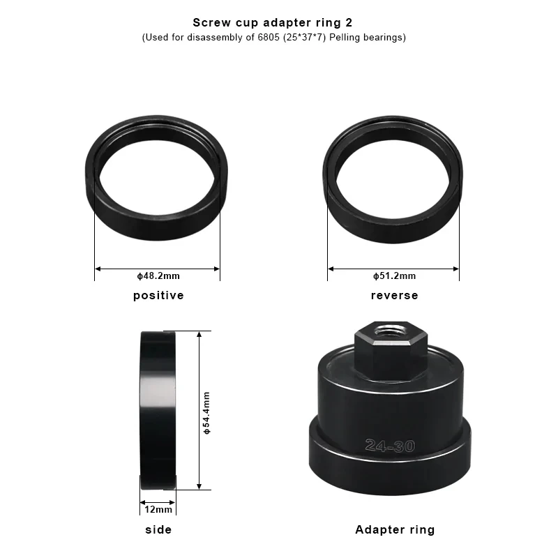 Riderace Bicycle Axle  Press-In Shaft Static Install Disassembly Tools Bike Bottom Bracket Bearing Remove Tool Repair Kits