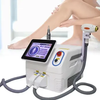 808nm 532nm 2-in-1 Diode Women's Desktop Beauty Device Tattoo Removal Eyebrow Wash Machine for Face Body 1064nm Massager Roller