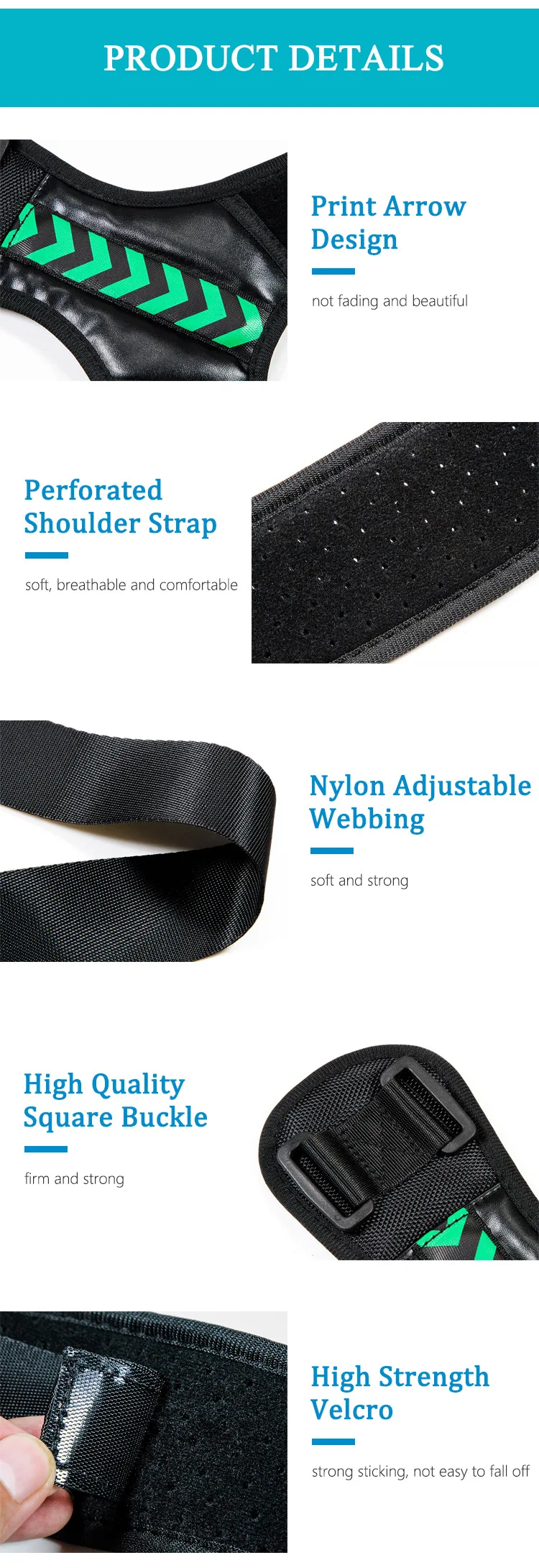 Posture Corrector Brace – Adjustable Back Straightener For Shoulders, Unisex