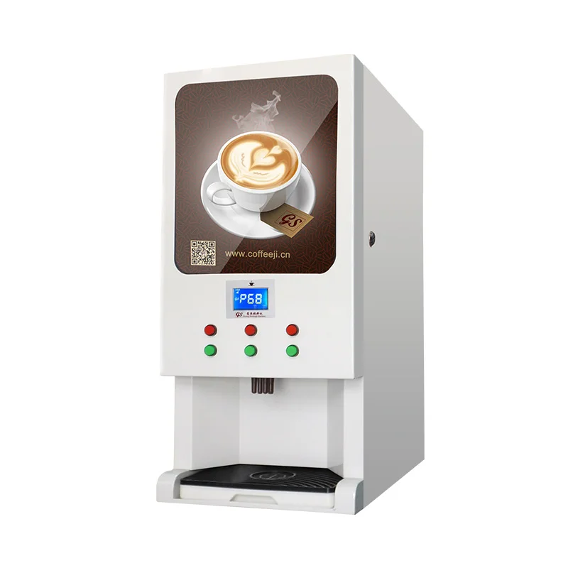 3 gorące i 3 zimne napoje Nowy mały automat do kawy na herbatę Ekspres do kawy na monety