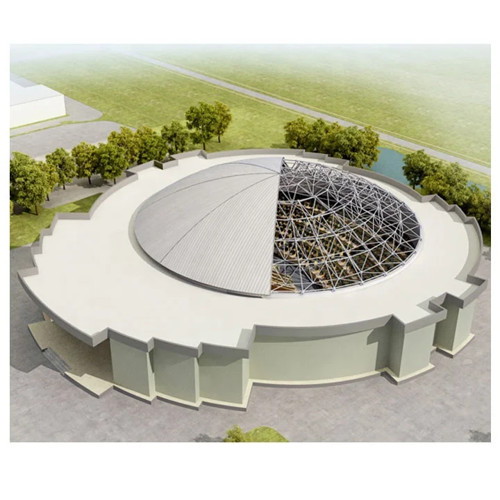 Prefabricated Steel Dome Structure Space Roof Truss for Church Building
