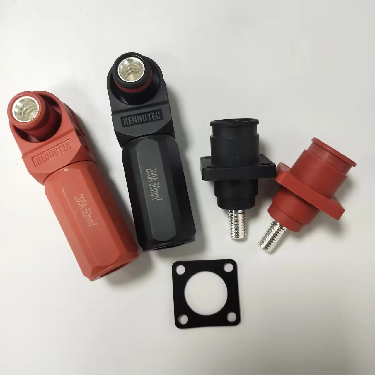 High Voltage Surlock Connector Battery 120a to 250a Connector 90 Degree Connector on Battery