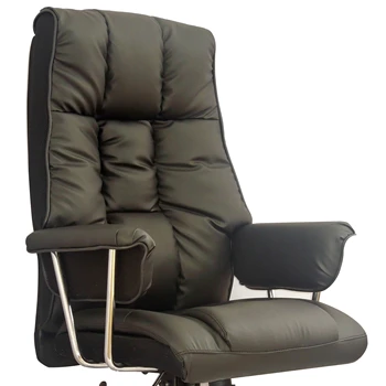 High-Tech Adjustable Office Furniture Set Super Soft Relax Heavy Ergonomic Boss Office Chairs Revolving Leather Design Modern