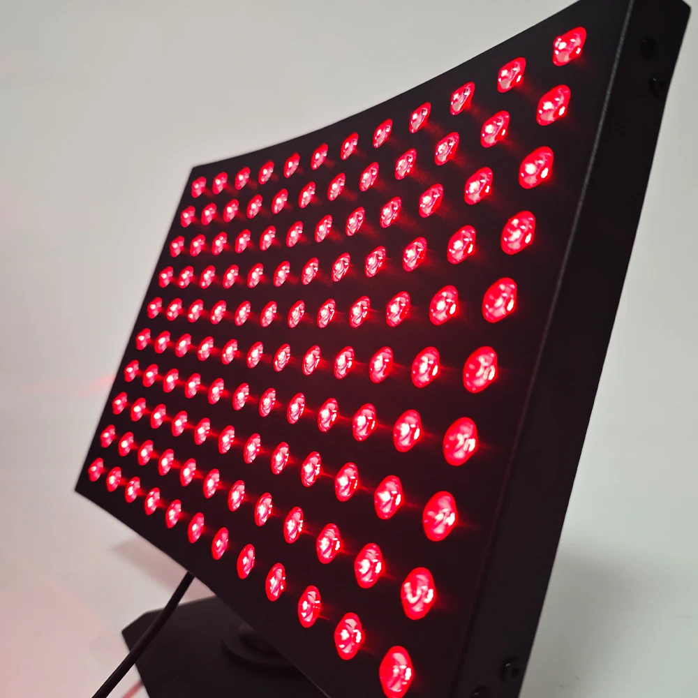 2024 new arrival home use desktop curved design 360 degree free rotating base pain relief red light therapy panel details