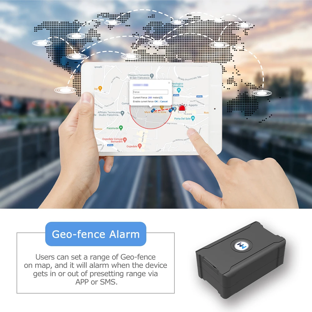China's Disposable GPS Tracker Bike Computer with LBS Positioning Mode PC IOS App Tracking for Motorcycle Truck Vehicles