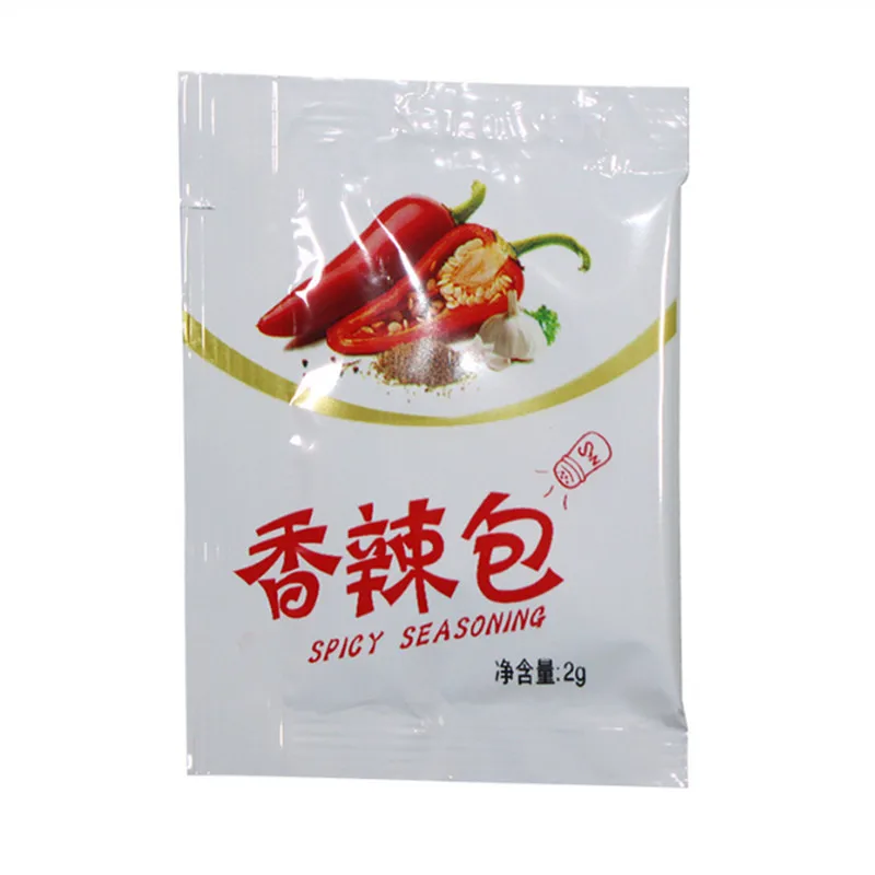 Magic Brand 3000pcs Low Moq Custom Printed Small Disposable Condiment Bag Sauce Seasoning Plastic Packets