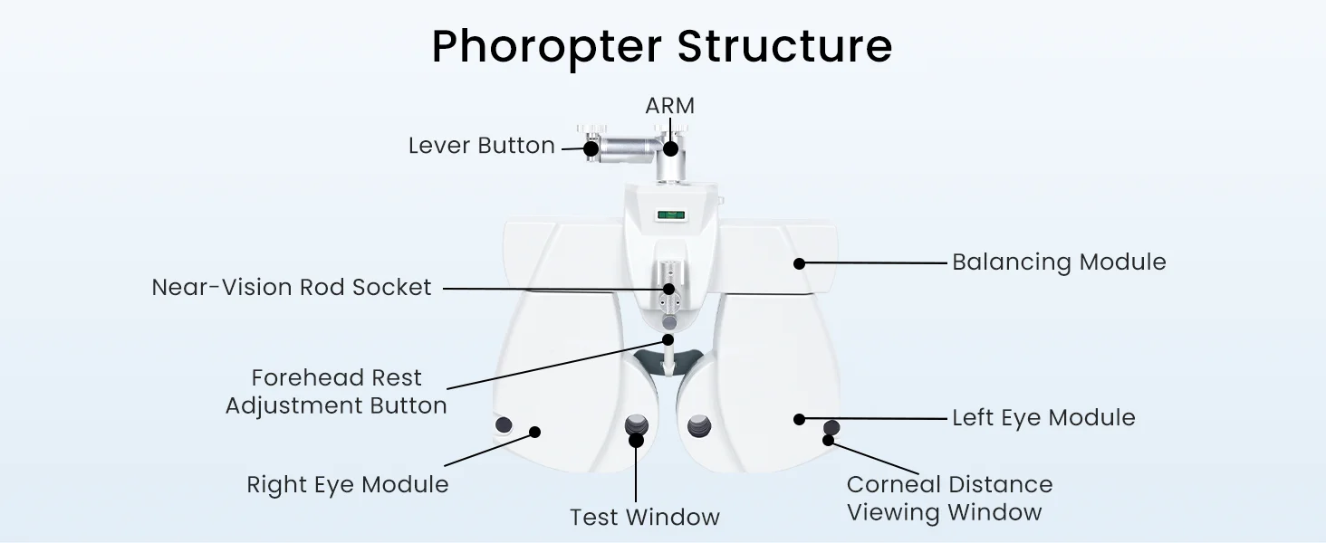 Digital Optical Digital Auto Phoropter CV-9800 Vision Tester Optics Instruments for Vision Testing for Optical Store