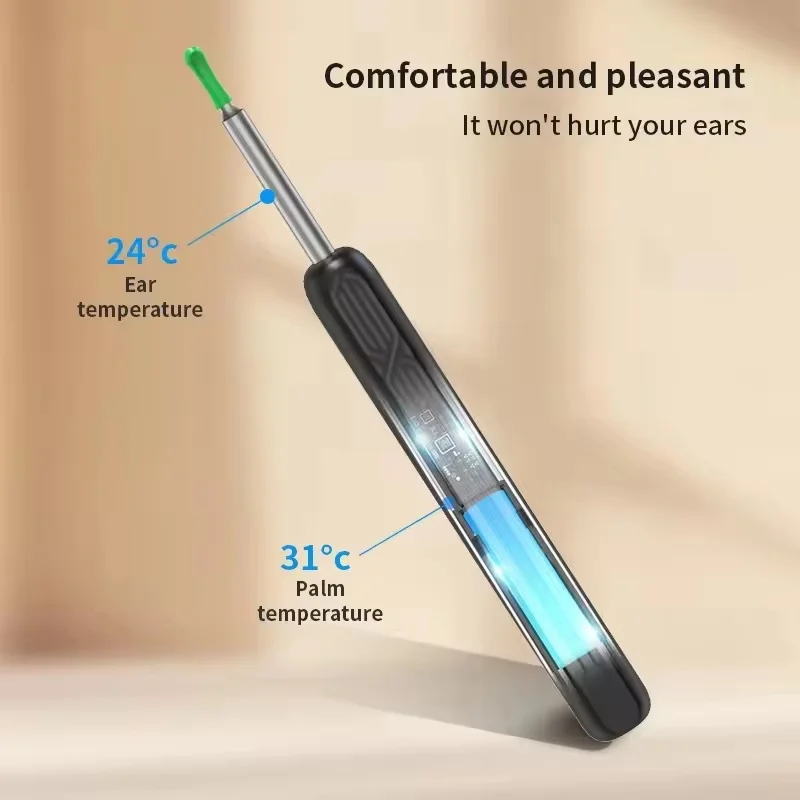 NE3-H Smart Wireless Ear Wax Remover Luminous Otoscope Visual Ear Cleaner HD Visual Ear Sticks Endoscope with Mini Camera