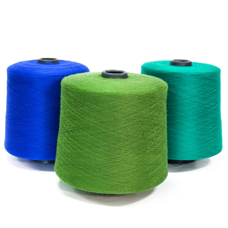 Yarns Stock 50% Viscose 28% PBT 22% Nylon Blended Yarns Core Spun Knit Viscose Nylon Blend Yarn