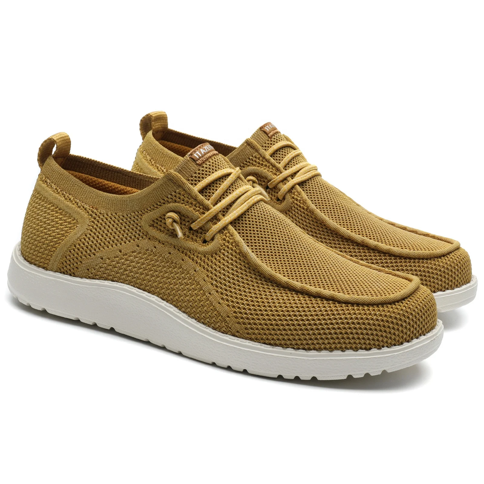 ITAZERO Canvas Casual Walking slip on Tennis Shoes Loafer Casual Sneaker Boat Shoes for Men