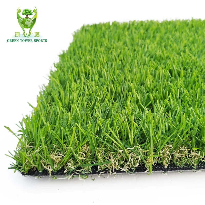 Custom Size 2025 New Design Cheap Natural Decorative Synthetic Grass for Garden and Landscaping Artificial Grass