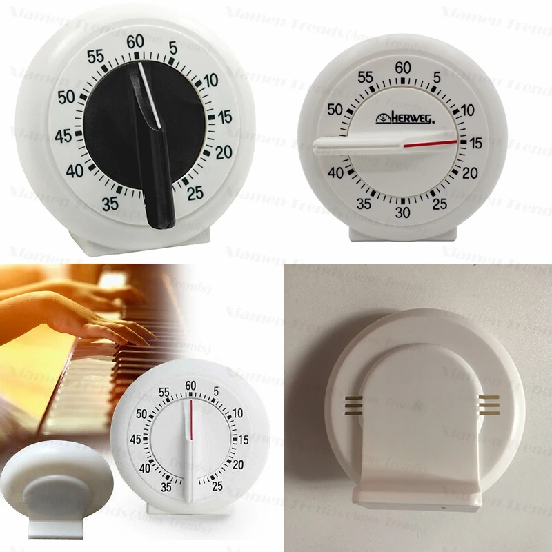 Silent countdown classroom 60 minute time out student analog visual timer for kids children child study learning school analogue