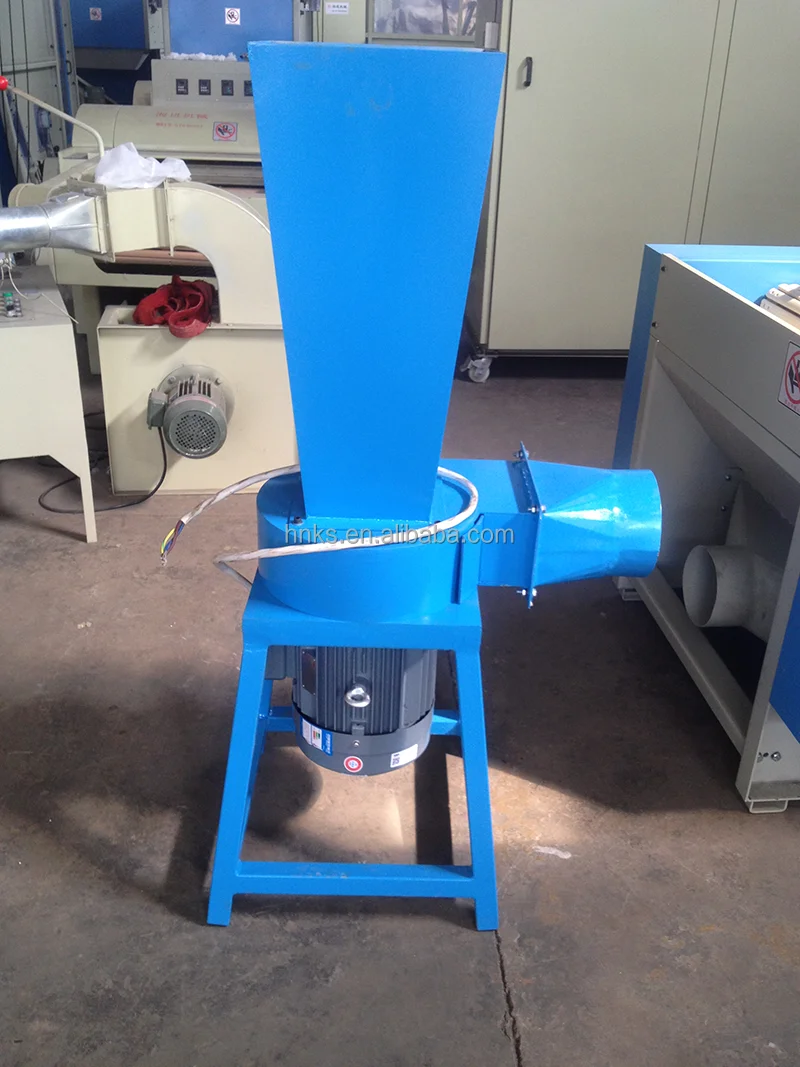 Vertical Scrap Sponge Waste Foam Cutting and Crushing Machine PE Material for Clothes Latex Memory Sponge Crusher