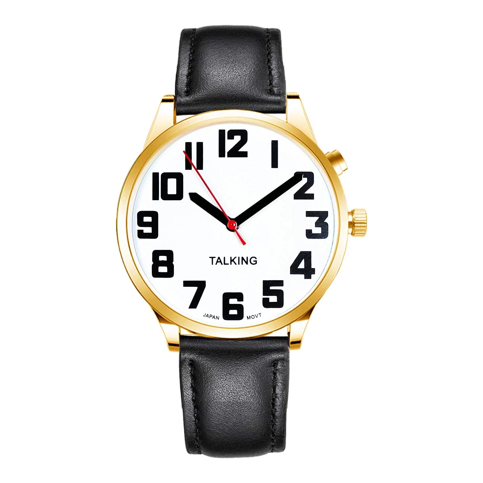 Heren Easy Lezer Watch Meertalige Dagelijkse Alarm Uurlijkse