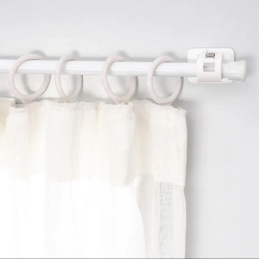 Curtain Rod Bracket No Drilling Adhesive Curtain Rod Holder Hooks