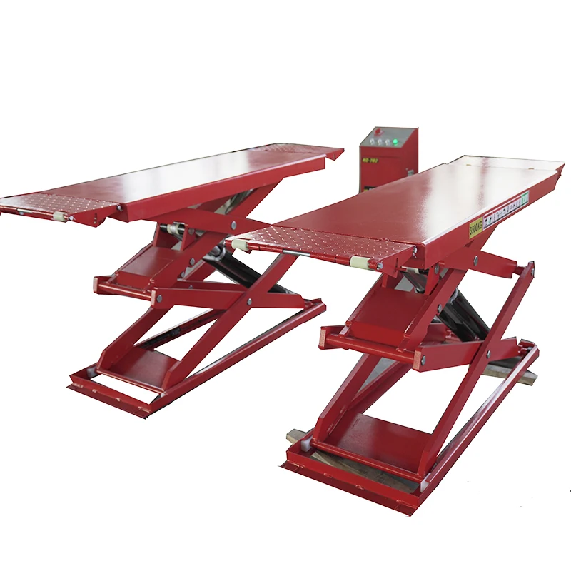 Kunchi Ce Portable Hydraulic Mid Rise Scissor Car Lifts For Sale - Buy ...