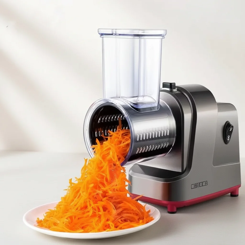 TEBAK Electric Vegetable Cutter Meat Cutting Machine Electric Vegetable Cutter Grater for Kitchen