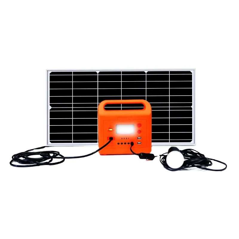 Portable High Quality Solar Power System Home With Radio And Fan For No-Electricity Areas