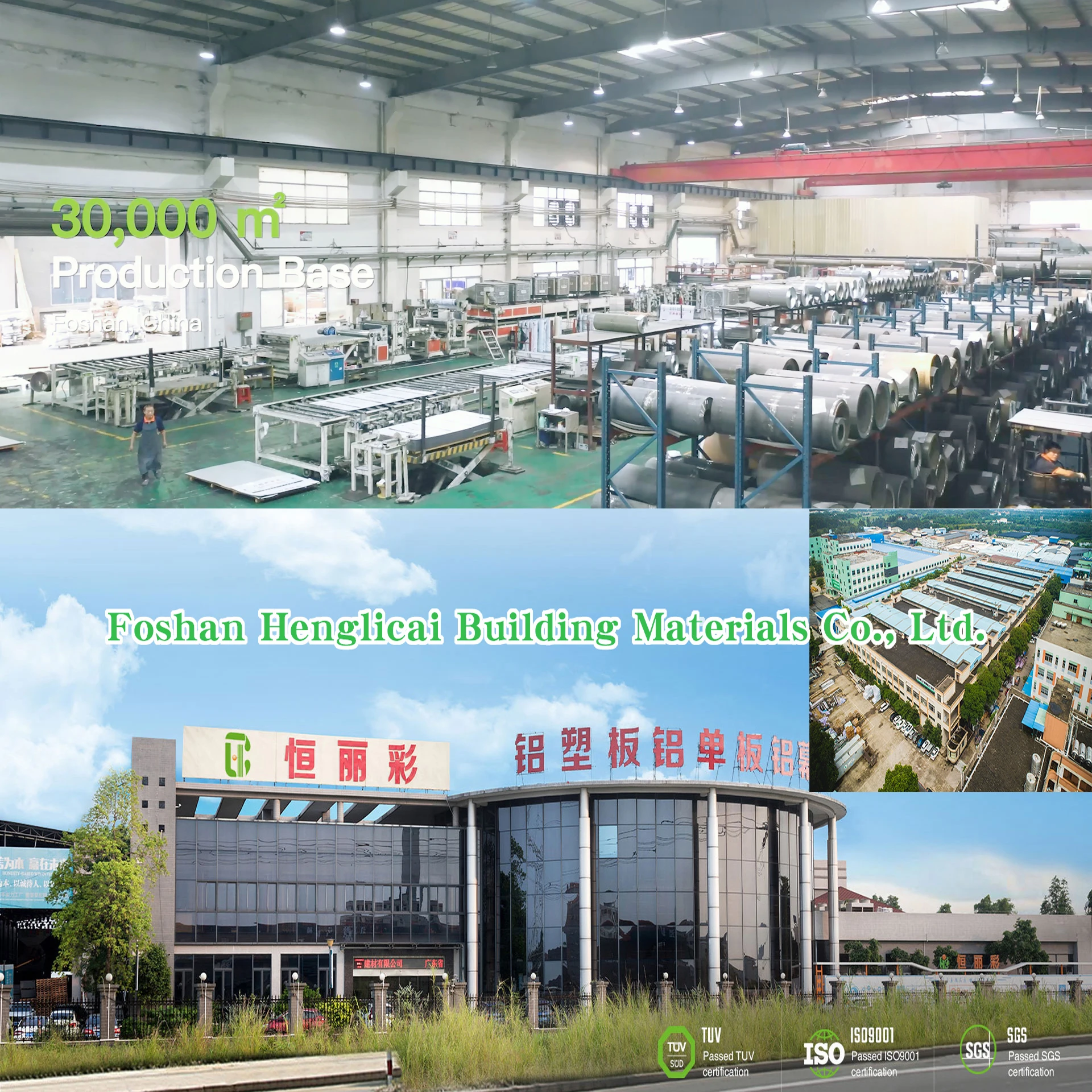 HENGLICAI Source Manufacturer Factory Alucobond Panel ACP ACM Sheet Aluminum Composite Panel Exterior Wall Panels Ceiling