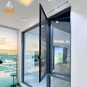 Modern Aluminum Windows 6060 6063 Aluminum Inward Opening Windows