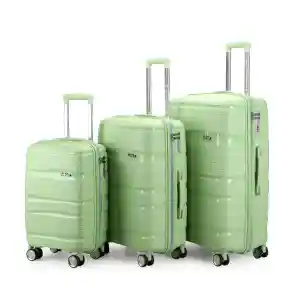 Luxury Luggage Custom Hot-selling  Luggage Sets PP Trolley Luggage 3 Sets 20 24 28 Inch Pp Suitcase Sets Travel Bag