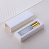 Golden double line+white box