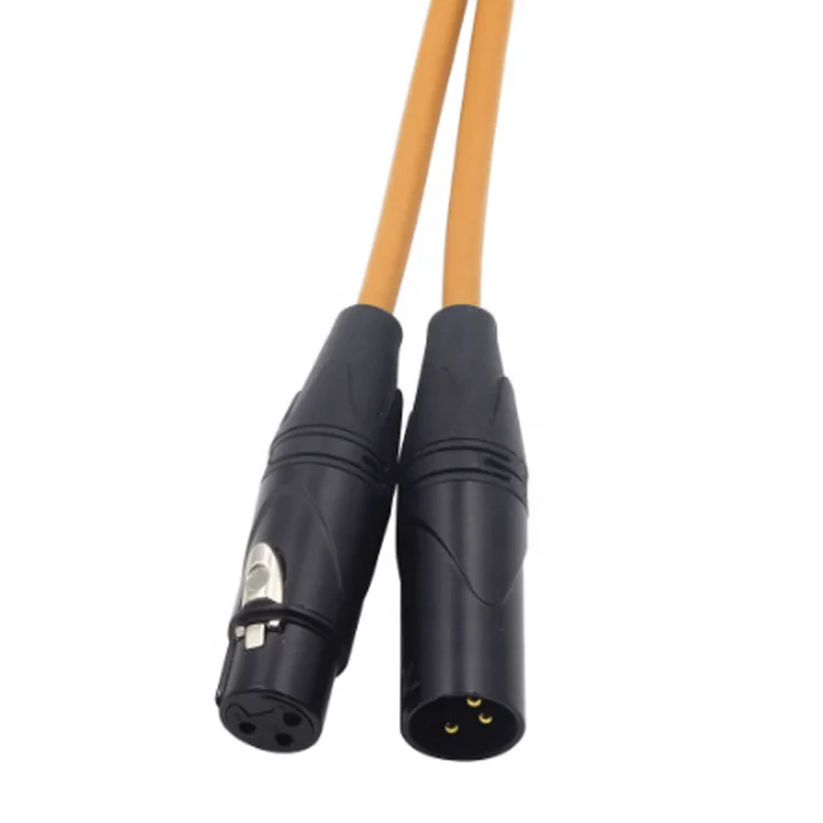 Высокое качество DMX свинцовый штекер 3pin XLR к гнезду 3pin XLR кабели 1 м/2 м под заказ
