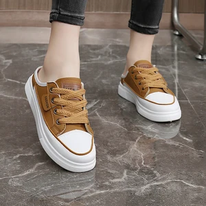 Made in China Women's Shoes Fashion Trend Baotou Half Slippers Home Mom Shoes