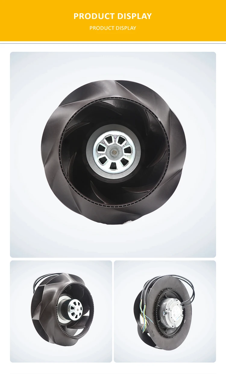 Centrifugal Fan, R3G250-8317076409, R3G250-RE07-07, 220VAC - detail 4